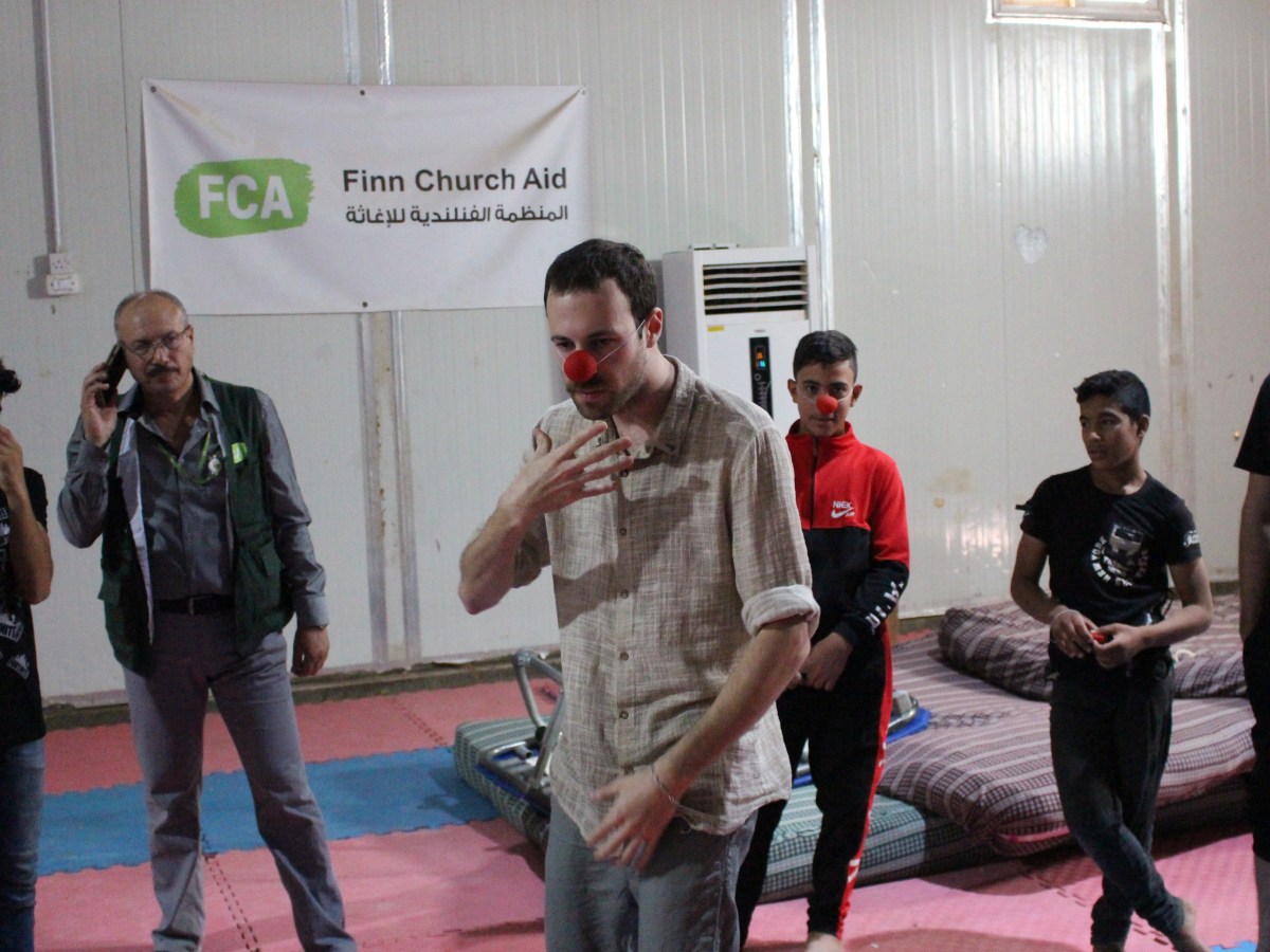 Theatre Workshop at Za’atari Camp (Jordan) –&nbsp;2019